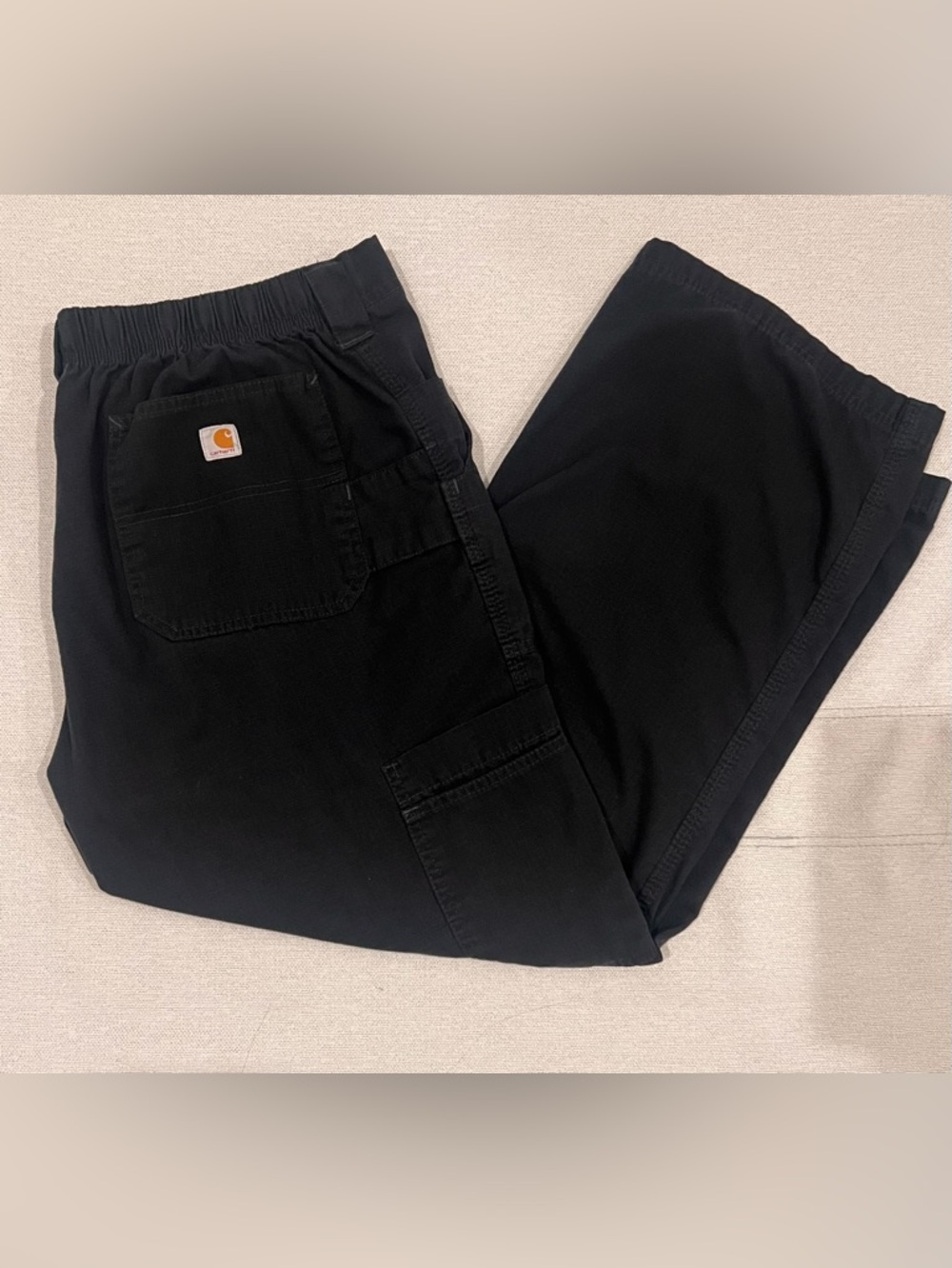 Carhartt Black Ripstop Cargo Pants Short L Utility Workwear